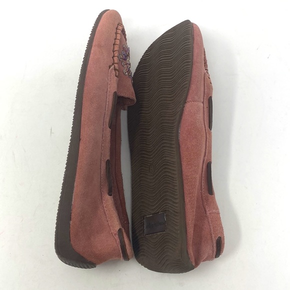 ‼️Xhilaration: Xhilaration: Dusty Rose Slip On Mocs with Bead/Sequin Star size 8 - Picture 6 of 7